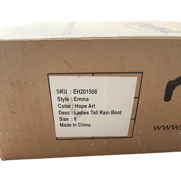 Roma Rain Boots, Size 8 - Picture 6 of 6